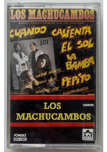 Los Machucambos Kaset (Orjnal Dönem Kağıt Baskı Kaset)