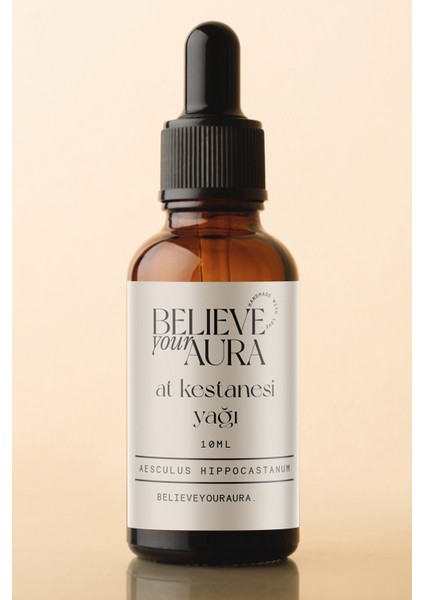 At Kestanesi Yağı - %100 Saf ve Doğal Cilt ve Saç Bakım Yağı - Horse Chestnut Oil - 10 ml
