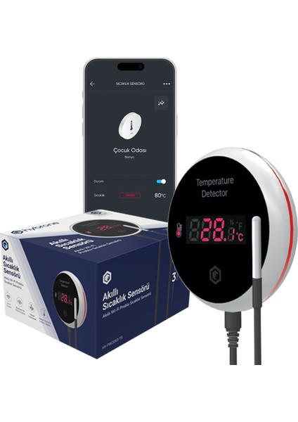 Akıllı Wi-Fi Endüstriyel Sıcaklık Sensörü