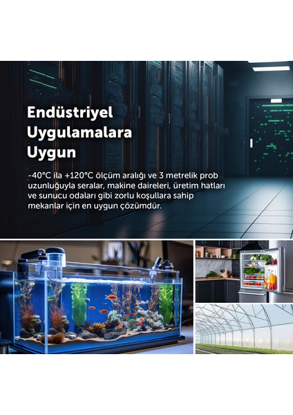 Akıllı Wi-Fi Endüstriyel Sıcaklık Sensörü fırsatları