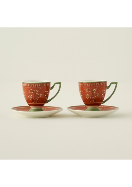 Ethnic 2'li Kahve Fincanı Seti (90 Cc)