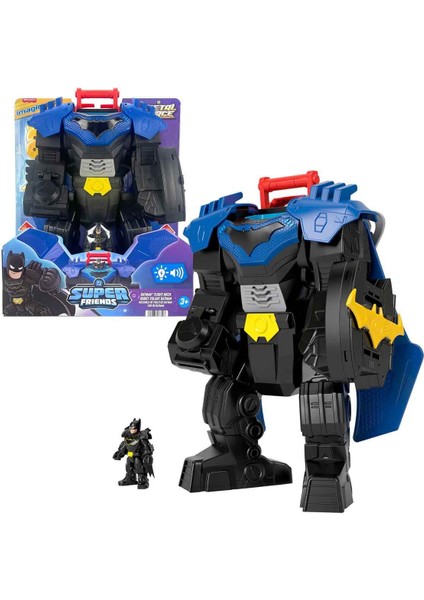 Sesli ve Işıklı Fisher-Price Imaginext Dc Metal Force Super Friends Batman Uçuş Aracı JDL03