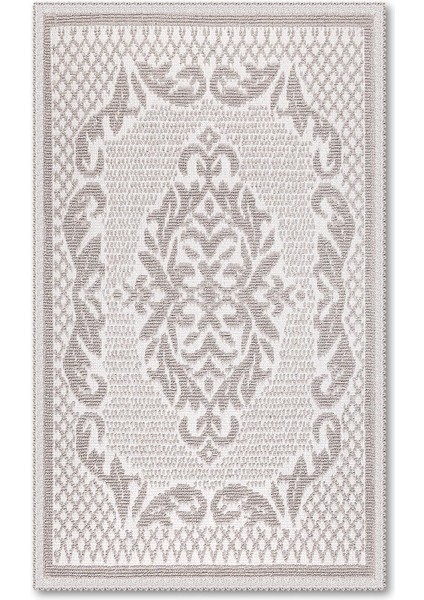 Raya Damask Doğal Pamuklu 2'li Banyo Paspas Seti 60X100 50X60 cm Taş fiyatları
