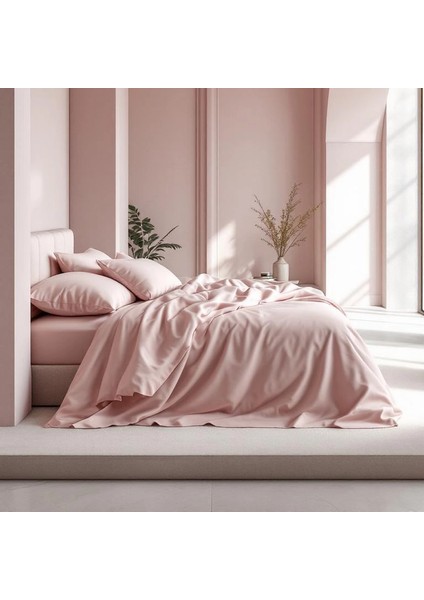 Soho 200 Tc Pamuk Perkal King Size Nevresim Seti Pembe fiyatları