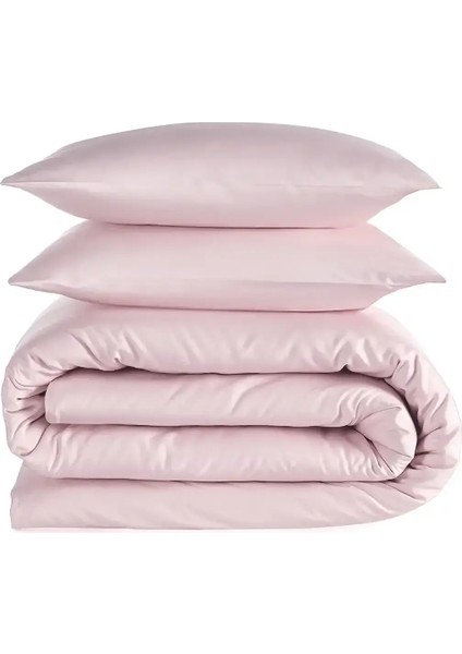 Soho 200 Tc Pamuk Perkal King Size Nevresim Seti Pembe fırsatları