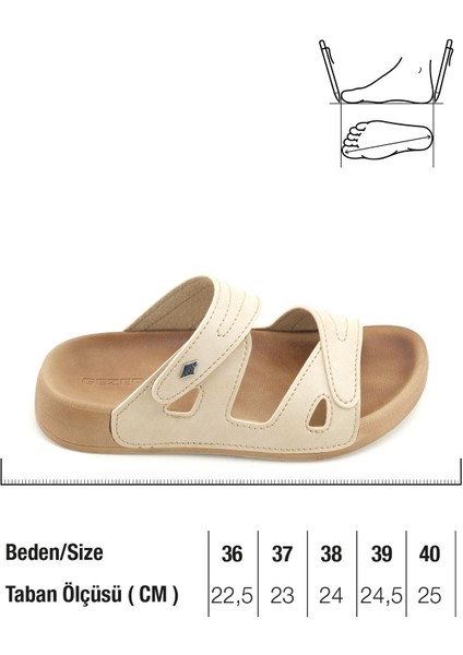 Kadın Yazlık Suni Deri Cırt Cırtlı Ayarlanabilir Rahat Taban Günlük Terlik fiyatları