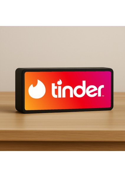Tinder LED Lamba & Masa Lambası & Gece Lambası