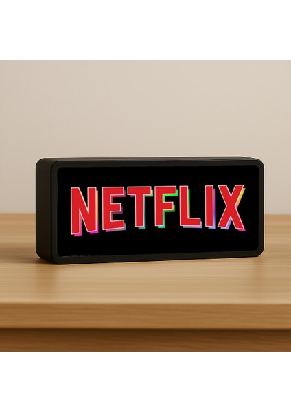 Netflix LED Lamba & Masa Lambası & Gece Lambası