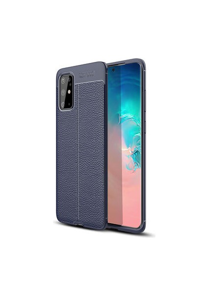 Samsung Galaxy S20 Plus Kılıf Deri Silikon Yüzeyli Yüksek Kaliteli Silikondan Üretilmiş Premium Silikon Kapak Ryc/niss