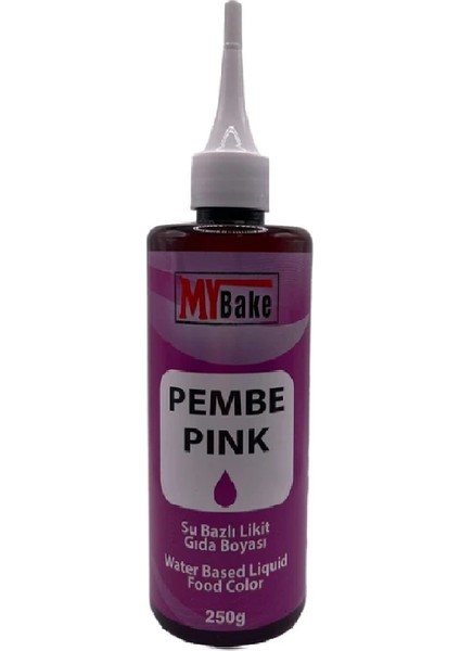 Sıvı Gıda Boyası My Bake 250 gr Pembe
