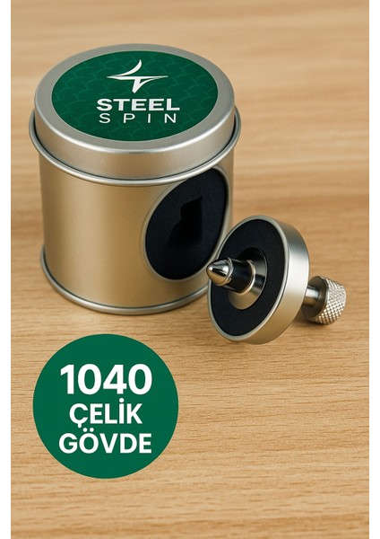 Stres Giderici Uzun Süre Dönebilen Profesyonel Ağır Metal Topaç - Odaklanma Için Spin El Oyuncağı fiyatları