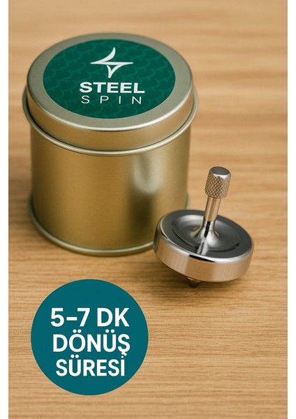 Stres Giderici Uzun Süre Dönebilen Profesyonel Ağır Metal Topaç - Odaklanma Için Spin El Oyuncağı fırsatları