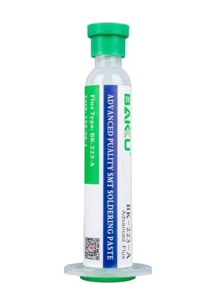 BK-223A Flux 10 cc Kurşunsuz Şırınga Tip Lehim Pastası