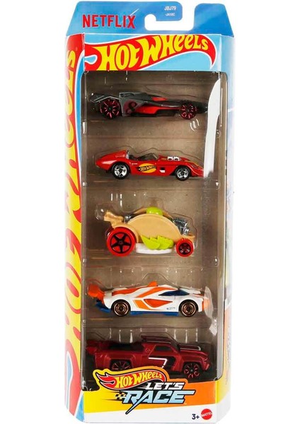Hot Wheels 5'li Araba Seti - JBJ79 Let's Race
