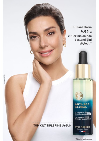 Yaşlanma Karşıtı Bitkisel Kök Hücre Bakımı Anti-age Global - Niasinamid&hyaluronik Asit -gece Serumu modelleri