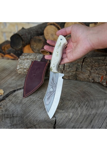 Kartal Gravürü Işlemeli - N690 Çeliği