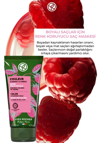 Renk Koruyucu Saç Maskesi - Boyalı Saçlar / Couleur - Vegan -200ml fiyatları