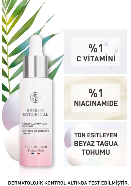 Leke Ve Kırışık Karşıtı Bitkisel Bakım Bright Botanical - Niacinamide & C Vitamini Serum - 30ml fırsatları