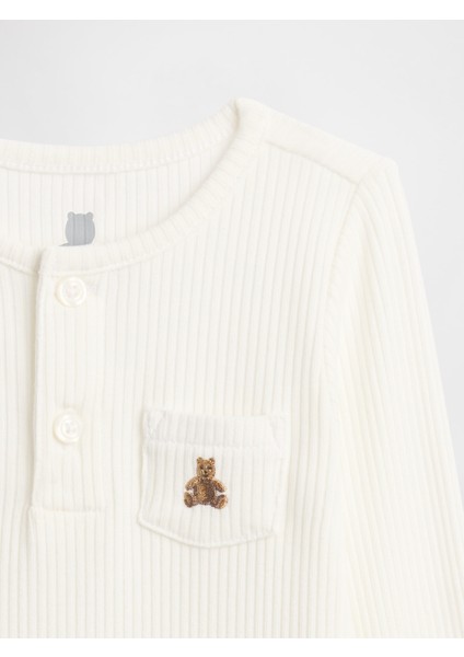 Bebek Beyaz First Favorites Tinyrib Bodysuit modelleri