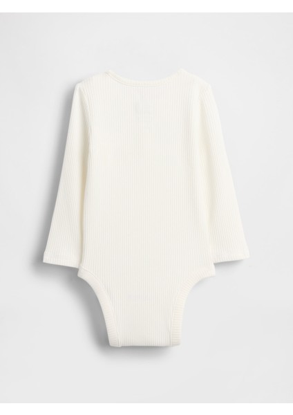 Bebek Beyaz First Favorites Tinyrib Bodysuit fırsatları