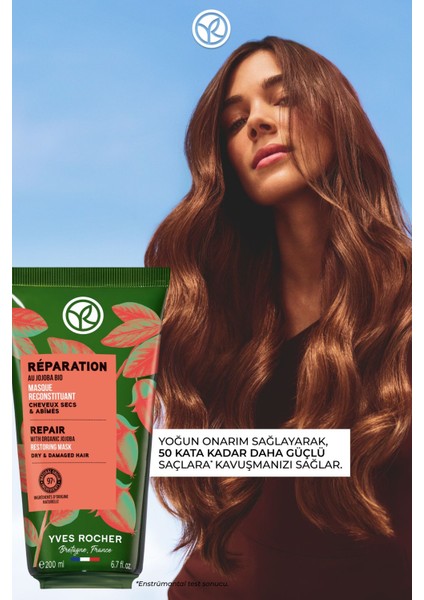 Onarıcı Prebiyotik Saç Maskesi - Yıpranmış Saçlar / Reparation -Vegan -200ml fırsatları