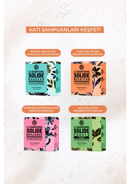 Besleyici Katı Şampuan - Kuru Saçlar / Nutrition- SLS,SLES içermez,Tuzsuz, Vegan-60gr