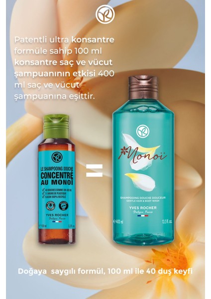 Monoi Konsantre Saç Ve Vücut Şampuanı-100ml fırsatları