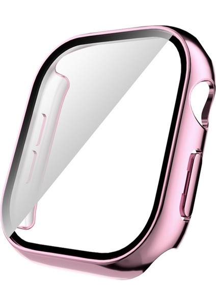 - ​​​Apple Watch 10 46mm - Kasa Koruyucu Sert PC Kasa Electroplatink Çerçeveli Ekran Koruyucu - Gard 36 - Colorful - T34196