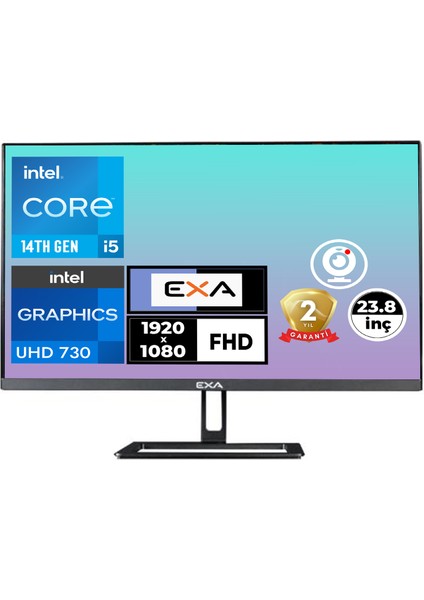 C54 I5-14400 40GB 512GB SSD 23.8" Fhd Windows 11 Pro All In One Pc X24S 023