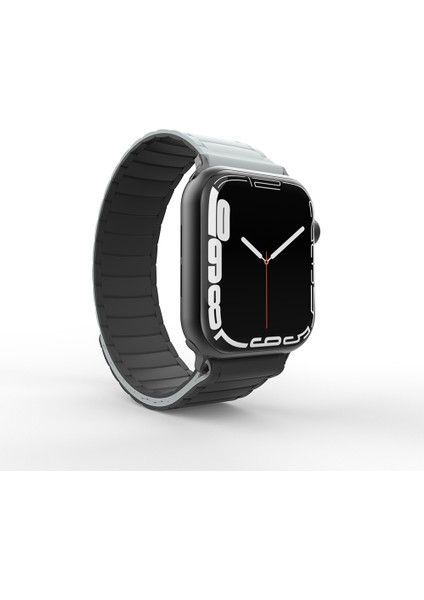 - ​​​Apple Watch 44mm - Kordon Silikon Kordon Strap Kayış - KRD-122 - Mint Lila - T34206 fırsatları