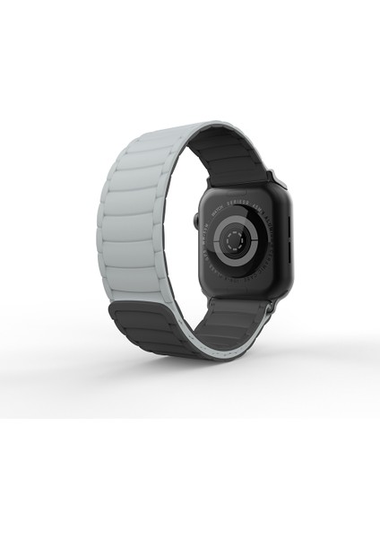 - ​​​Apple Watch 44mm - Kordon Silikon Kordon Strap Kayış - KRD-122 - Mint Lila - T34206 indirimleri
