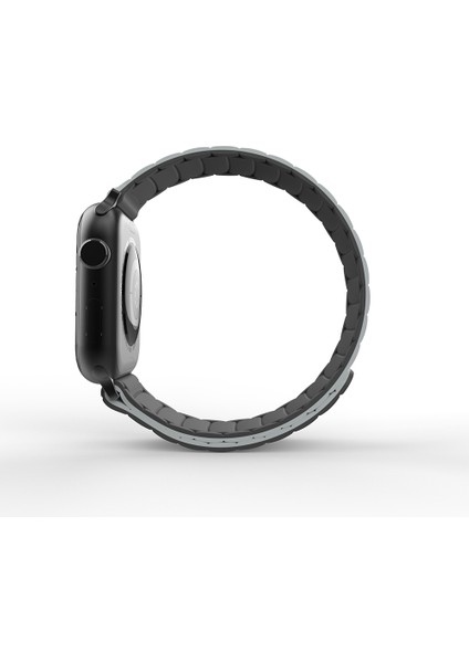 - ​​​Apple Watch 44mm - Kordon Silikon Kordon Strap Kayış - KRD-122 - Mint Lila - T34206