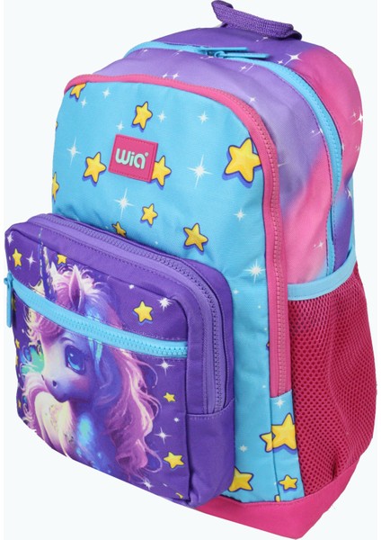 Wıa SW019 Unicorn - 3' Lü Okul Çantası Seti - Sırt ve Beslenme Çantası + Kalemlik modelleri