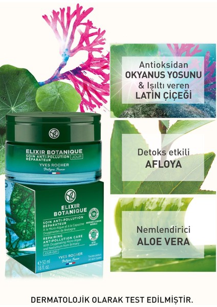 Gündüz Kremi - Yaşlanma Karşıtı Bitkisel Antioksidan Bakım / Elixir Botanique-50 Ml-20975 fırsatları