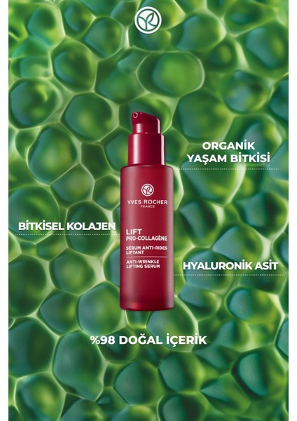Serum-Sıkılaştırıcı,Dolgunlaştırıcı Bitkisel Kolajen ve Hyaluronik Bakım/Lift Pro Collagene fırsatları