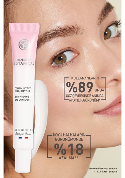 Bright Botanical Göz Kremi 15 ml – Hyalüronik Asit ve E Vitamini ile Nemlendirici Bitkisel Bakım modelleri