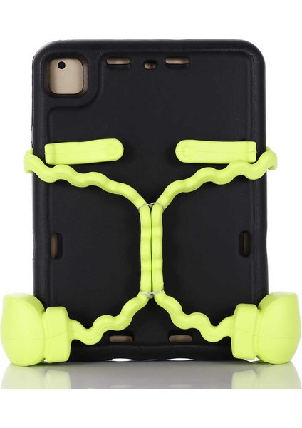 - Apple iPad 9.7 2017 (5.Nesil) - Tablet Kılıfı Çocuklar için Eva Boxer Tablet Silikon Kılıf - Siyah - T16098