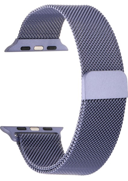 - ​​​Apple Watch Ultra 49mm - Kordon Metal Strap Kayış - KRD-01 - Derin Mor - T24543