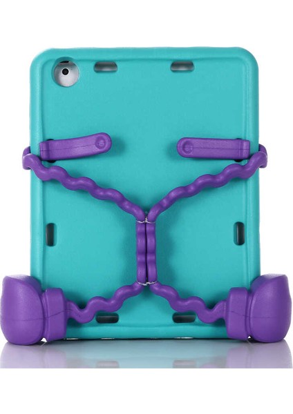 - Apple iPad 2 3 4 - Tablet Kılıfı Çocuklar için Eva Boxer Tablet Silikon Kılıf - Mavi - T16134