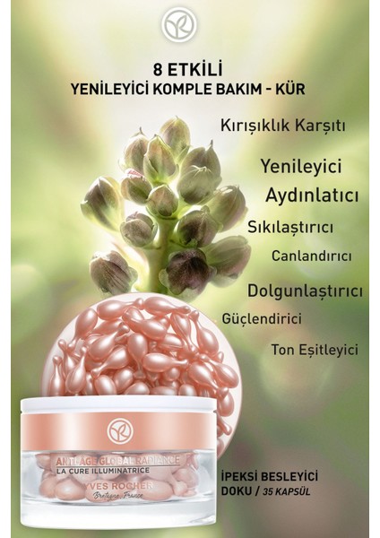Yenileyici Yaşlanma Karşıtı Bitkisel Kök Hücre Bakımı Anti-Age Global Radiance - Vitamin C - Kür fiyatları