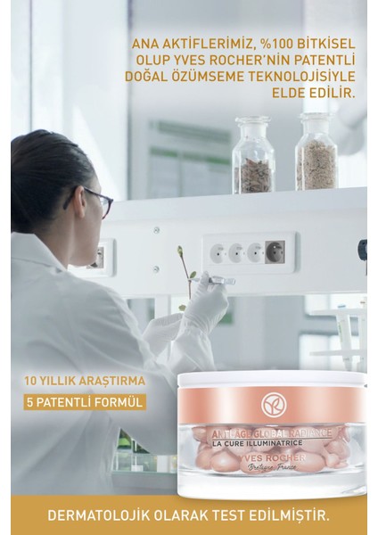 Yenileyici Yaşlanma Karşıtı Bitkisel Kök Hücre Bakımı Anti-Age Global Radiance - Vitamin C - Kür