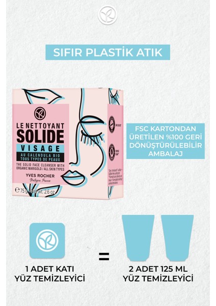 Katı Yüz Temizleyici - Tüm Ciltler-75 gr-9118