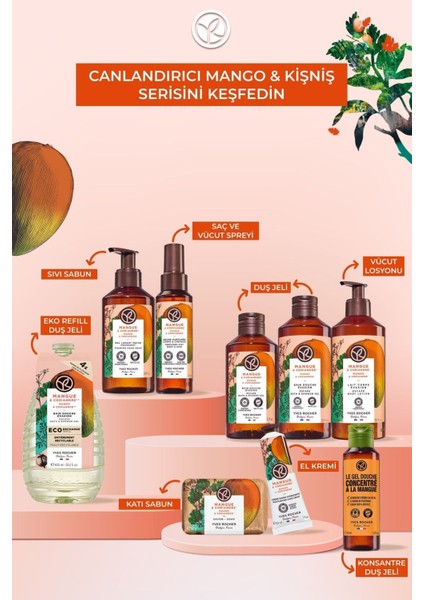 Vücut Losyonu - Nemlendirici Besleyici Canlandırıcı Mango Kişniş -Vegan-390ml