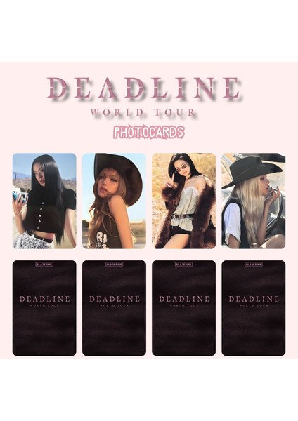 Blacpınk '' World Tour : Deadlıne '' Photocards Set 2
