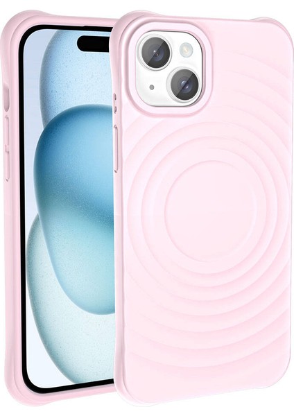 - Apple iPhone 14 - Magsafe Şarj Özellikli Airbagli Mat Görünümlü Hepi Kapak - Beyaz - T32160