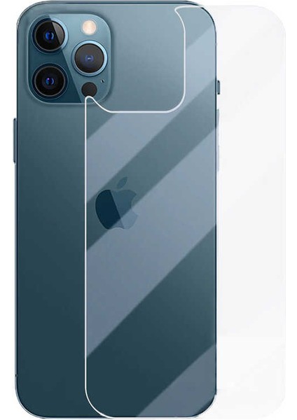 - Apple iPhone 13 Pro Max - Arka Kasa Koruyucu Back Maxi Glass Temperli Cam Arka Koruyucu - T21361