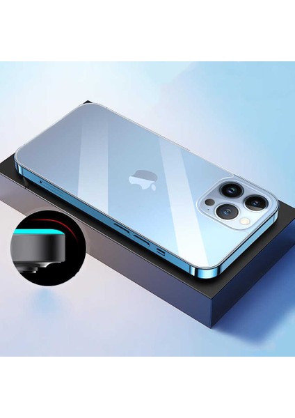 - Apple iPhone 13 Pro Max - Arka Kasa Koruyucu Back Maxi Glass Temperli Cam Arka Koruyucu - T21361
