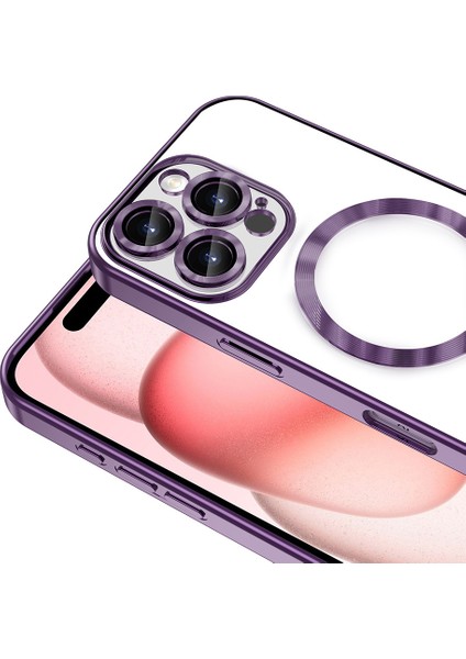 - Apple iPhone 16 Pro - Kılıf Kamera Korumalı Magsafe Wireless Şarj Özellikli Demre Kapak - Gümüş - T33615 indirimleri
