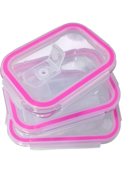 Borcam Kilitli Vakum Kapaklı 3’lü Saklama Kabı Seti Fırın ve Mikrodalgaya Uygun indirimleri