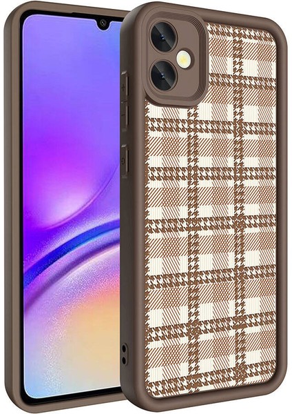 - Samsung Galaxy A05 - Kılıf Kamera Korumalı Baskılı Arka Yüzey Klas Kapak - Koyu Kahve - T32275 indirimleri